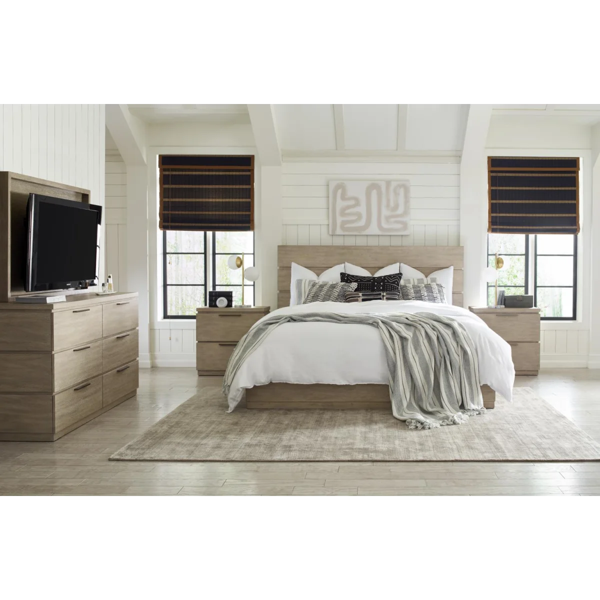Tv Frame Entertainment Stands Cream 7