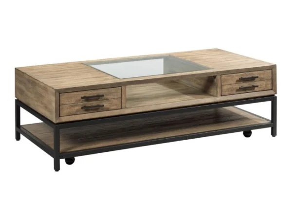 Captains Truck Cocktail Table Cocktail & Coffee Tables Barnwood Oak 24