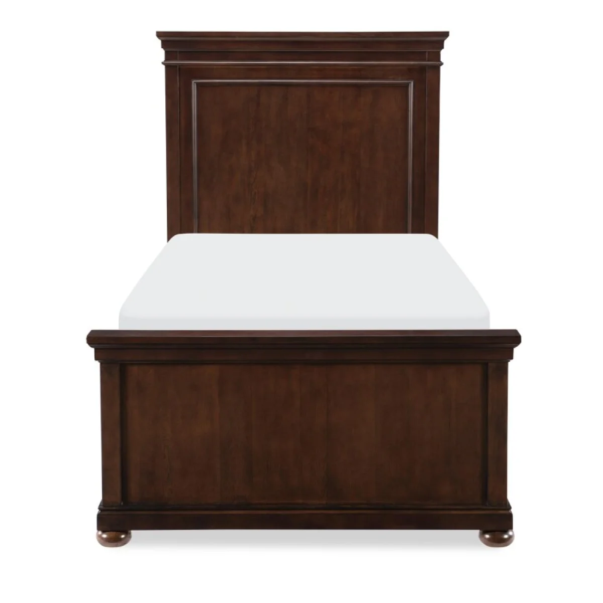 Complete Panel Bed T 33 Cherry Finish Youth Beds Brown 6