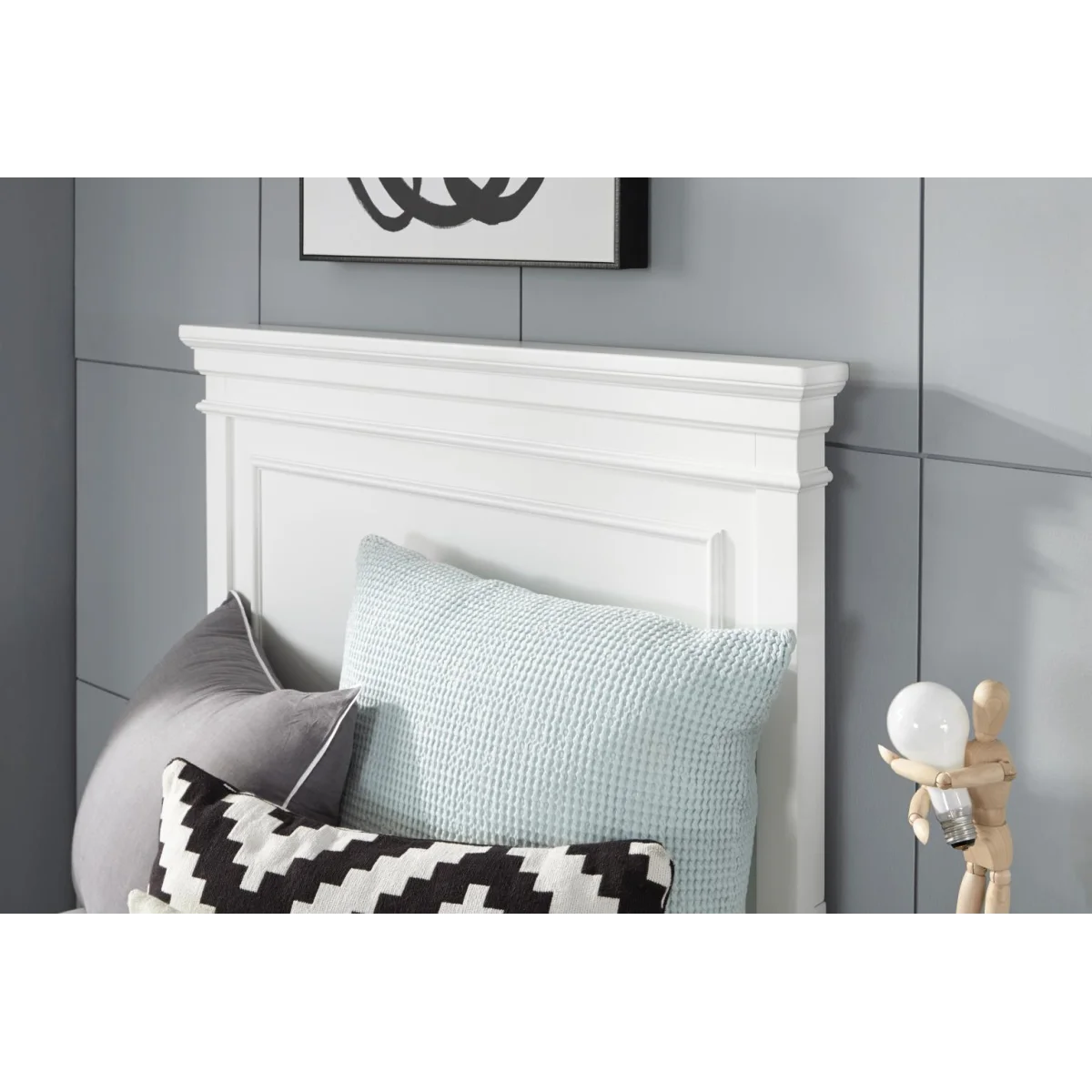 Complete Panel Bed F 46 White Finish Youth Beds Legacy Classic Furniture 7