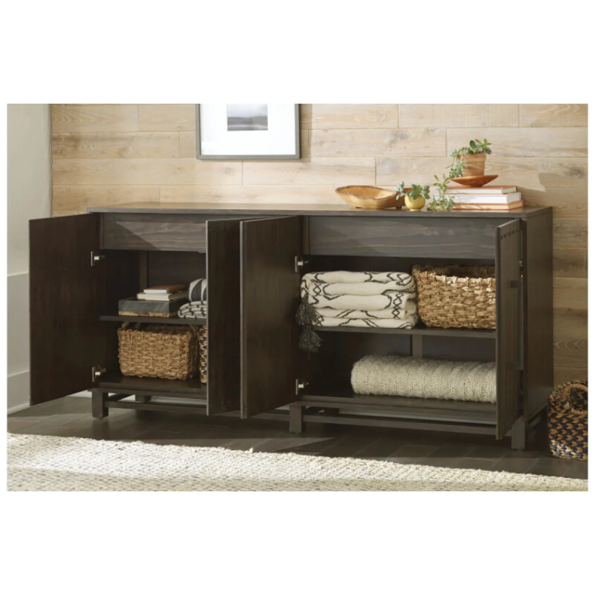 Portman Entertainment Console Entertainment Stands black 8