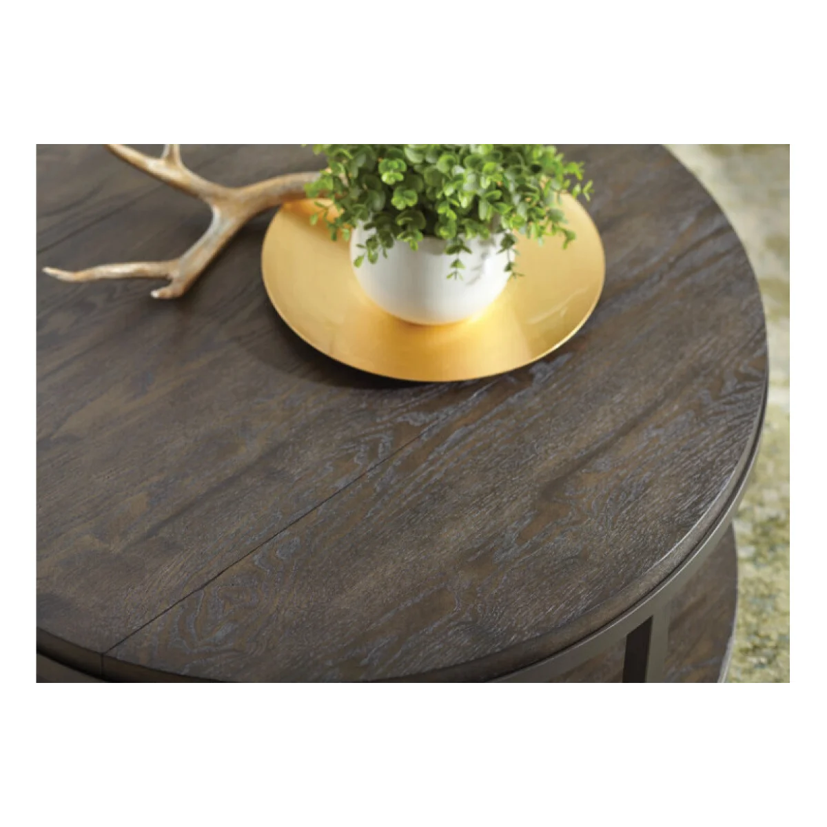 Baja Ii Round Coffee Table Cocktail & Coffee Tables Brown 7