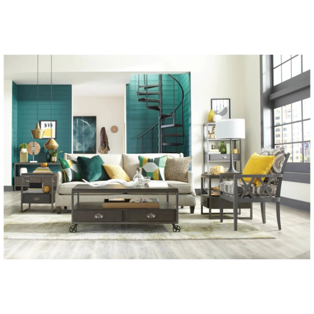 Baja Ii Rectangular Drawer End Table End tables black 6