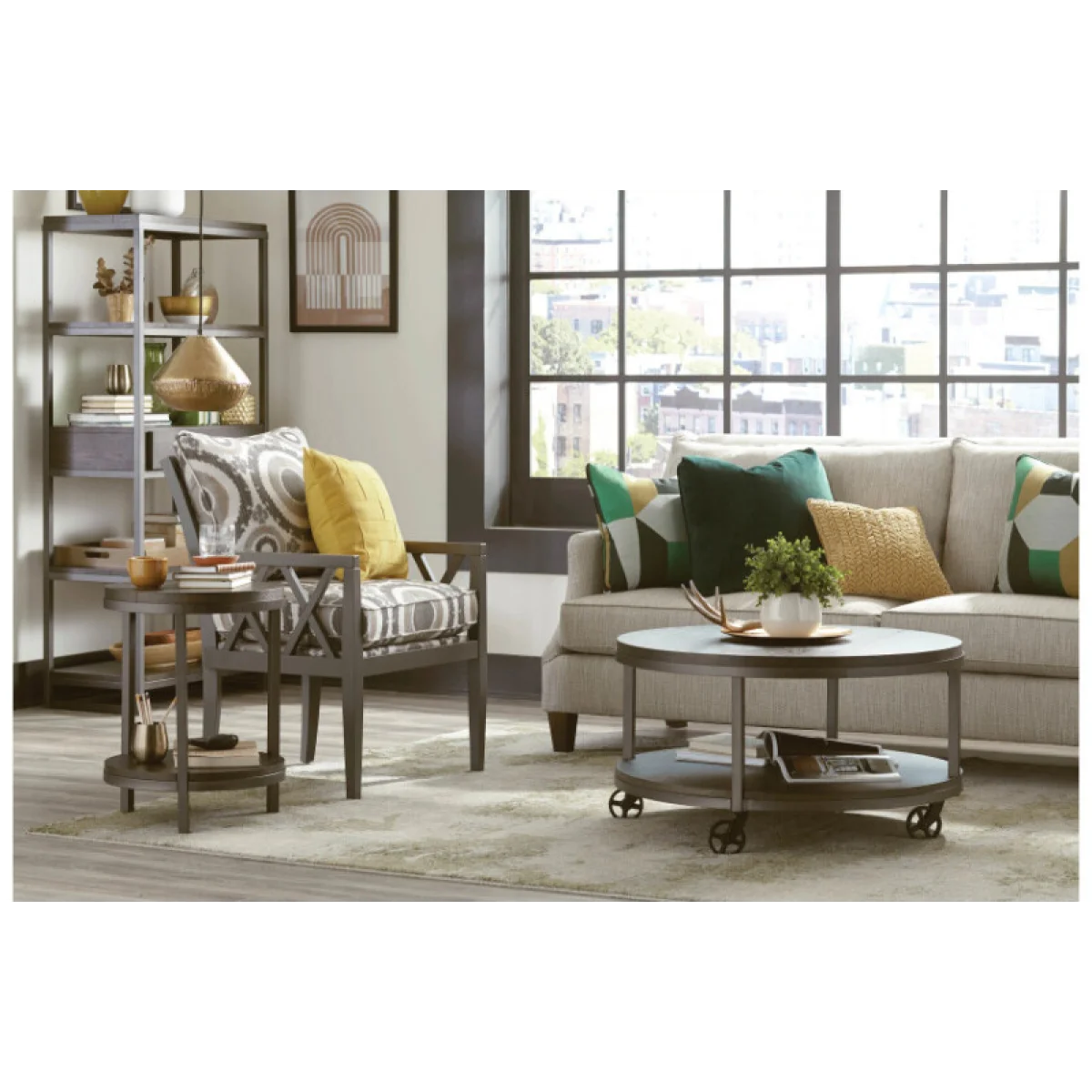 Baja Ii Round End Table End tables black 6