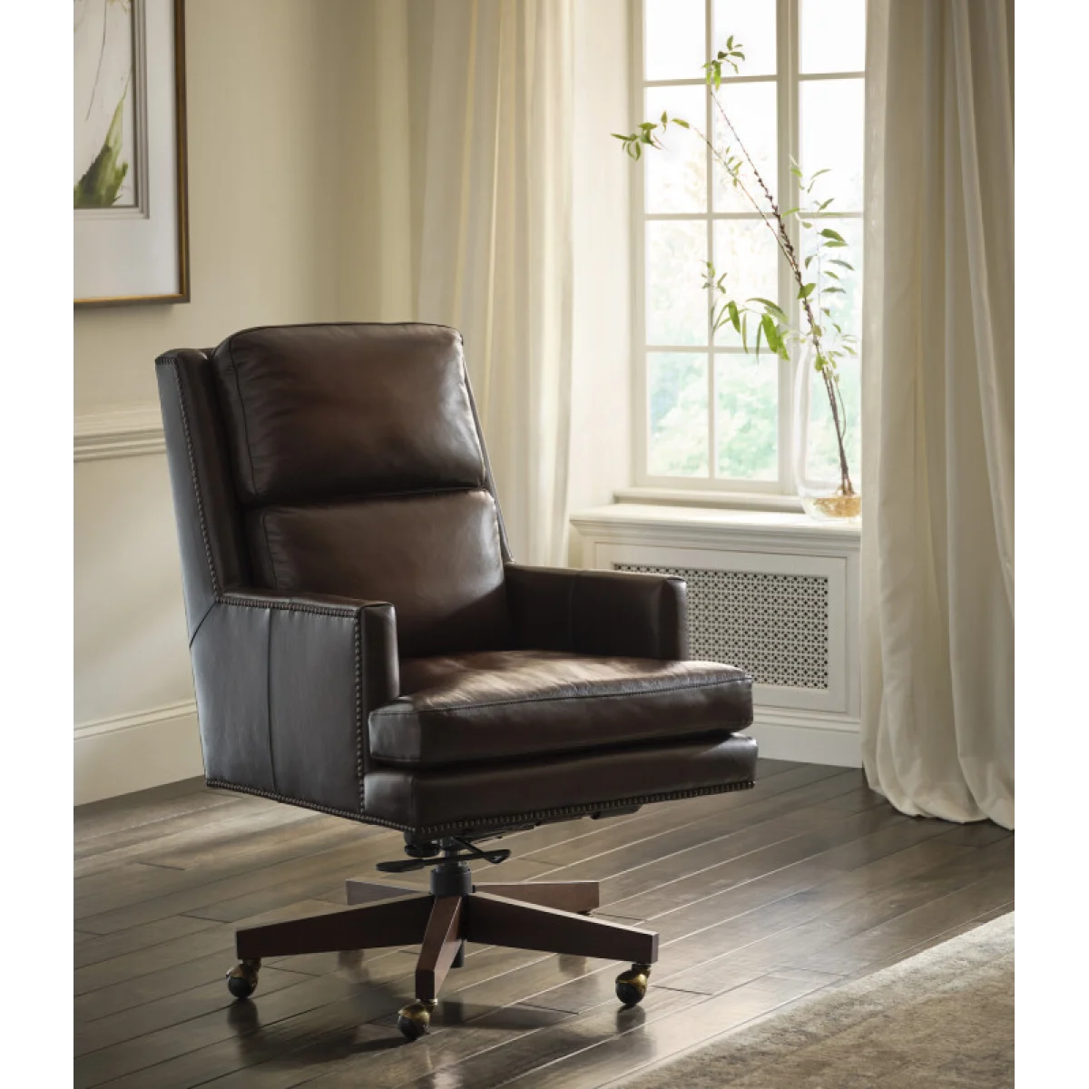 Admiral Exec Chair Mystic Bourbon Office Chairs Aspen Home 14