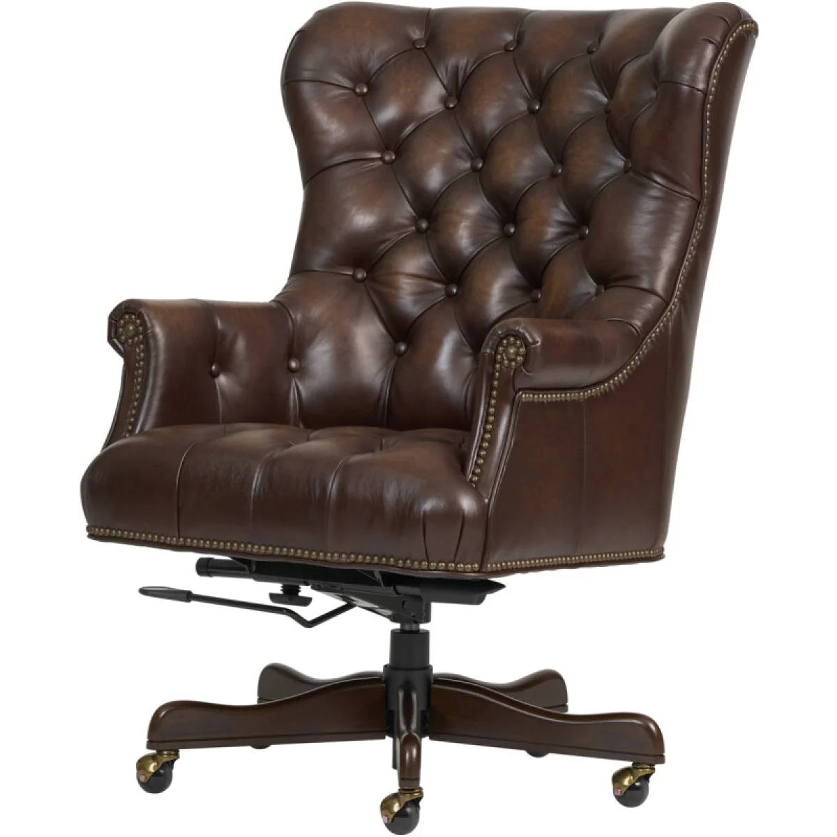 Jefferson Exec Chair Burnished Umber Office Chairs Aspen Home 12