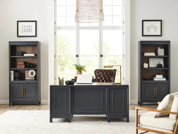 Jefferson Exec Chair Burnished Umber Office Chairs Aspen Home 26