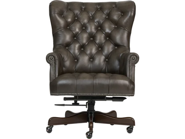 Jefferson Exec Chair Burnished Walnut Office Chairs Aspen Home