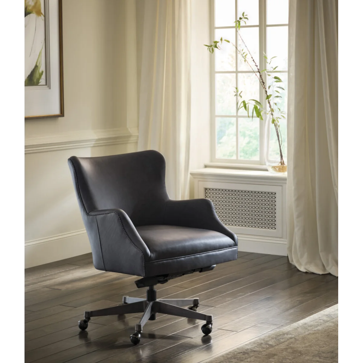 Blake Exec Chair Venetian Blue Office Chairs Aspen Home 13