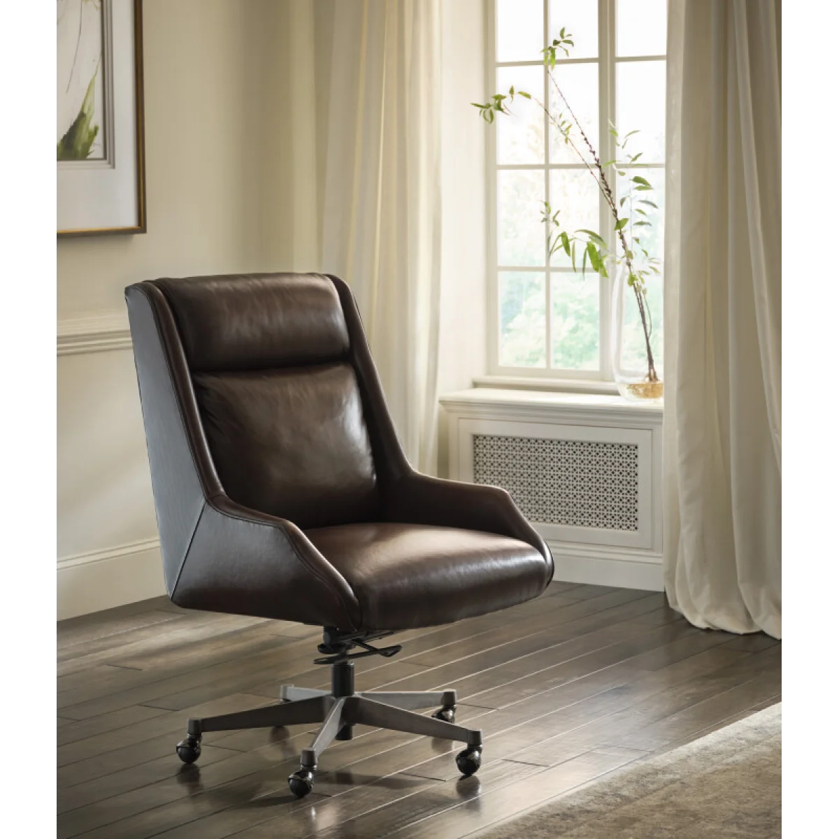 Cameron Exec Chair Burnished Umber Office Chairs Aspen Home 13
