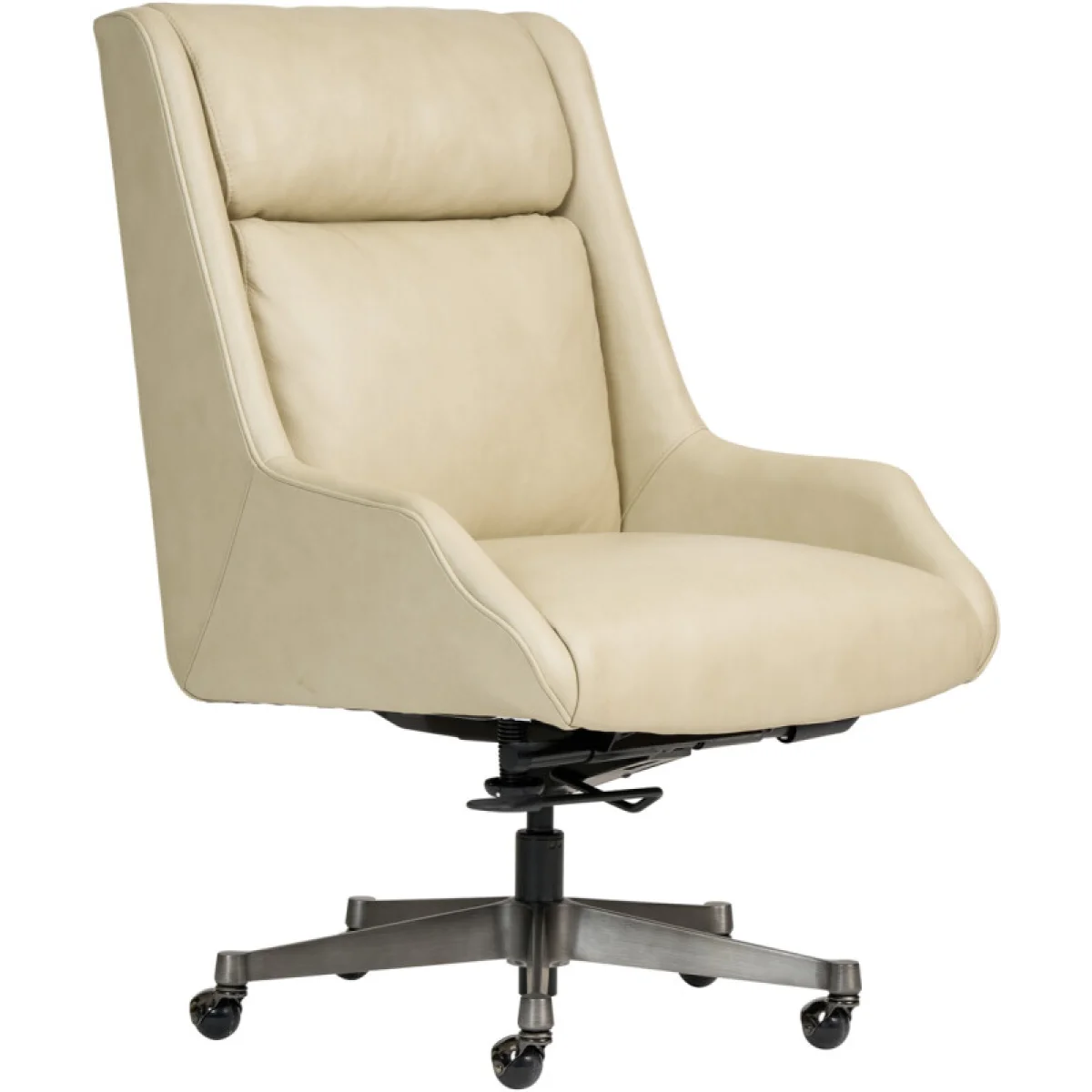 Cameron Exec Chair Luxe Ecru Office Chairs Aspen Home 6