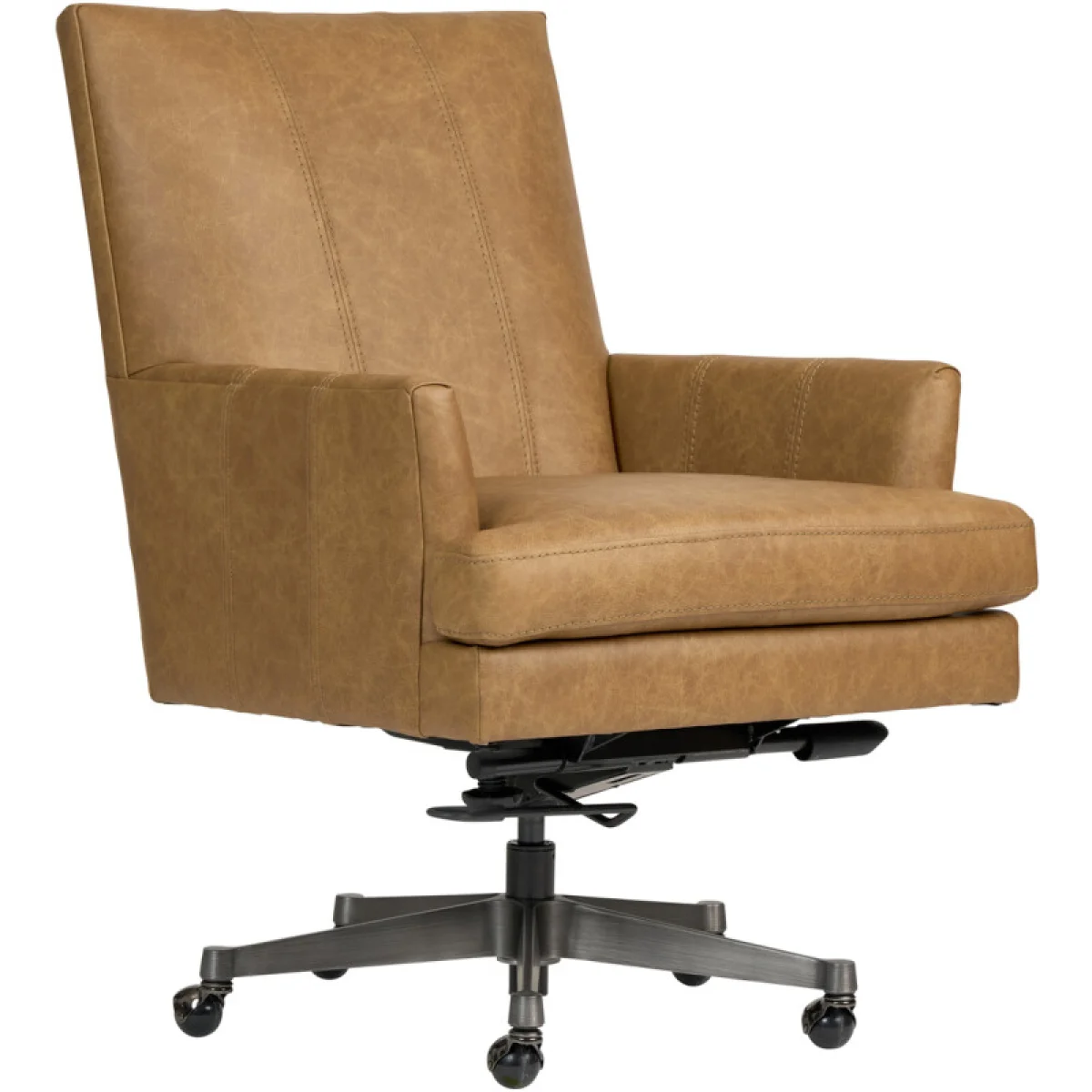Adler Exec Chair Venetian Caramel Office Chairs Aspen Home 6