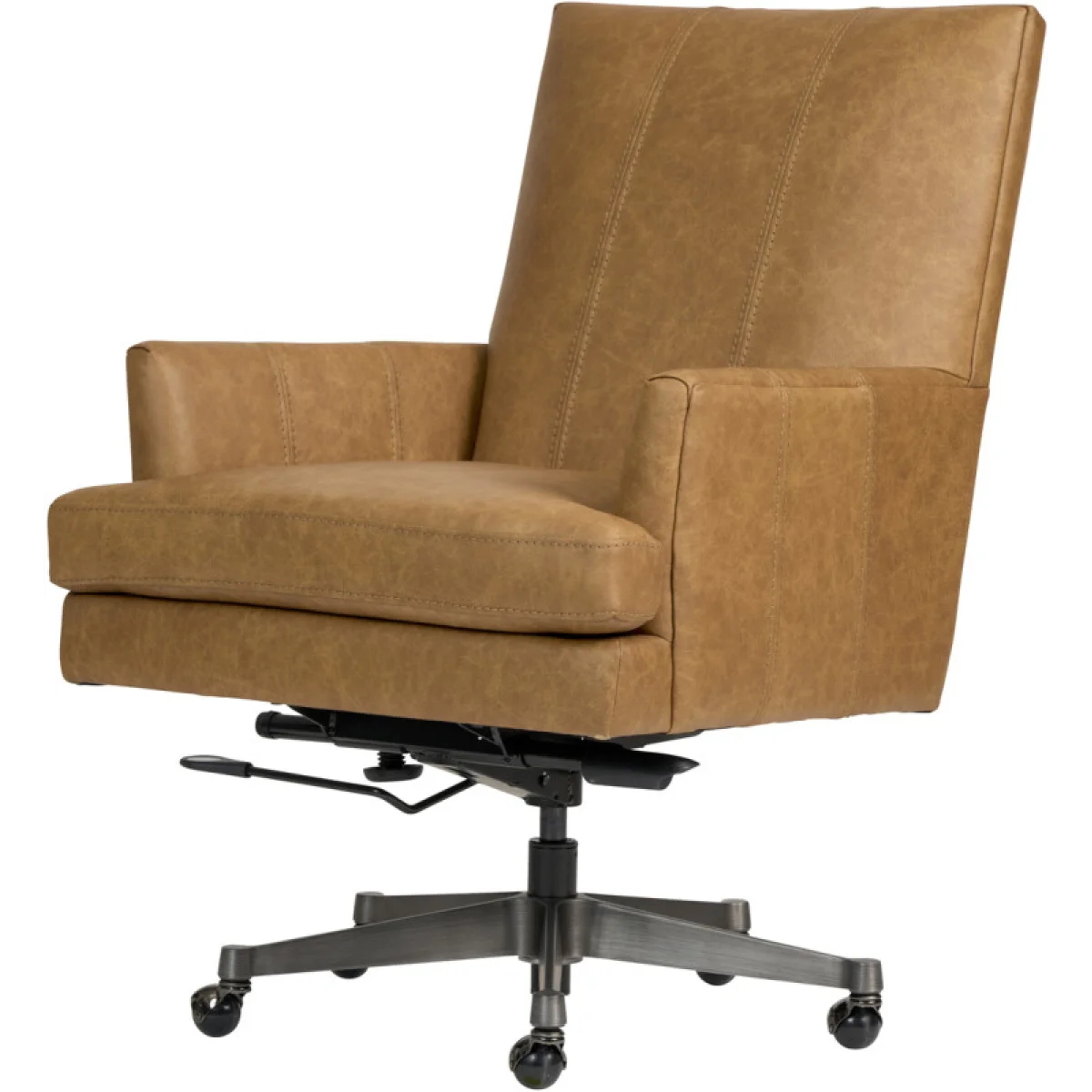 Adler Exec Chair Venetian Caramel Office Chairs Aspen Home 12
