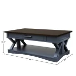 Americana Modern – Denim Cocktail Table Cocktail & Coffee Tables blue 13