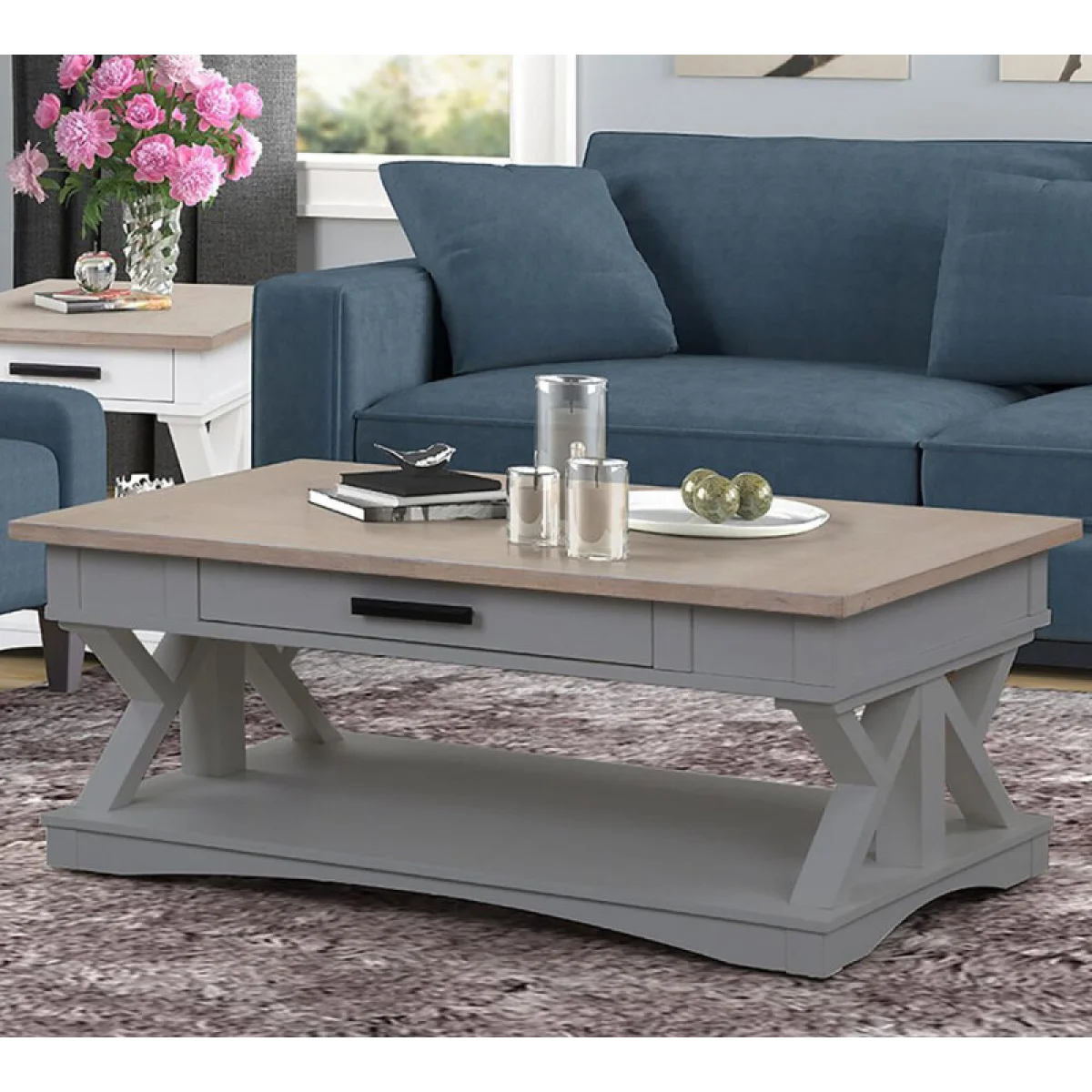Americana Modern – Dove Cocktail Table Cocktail & Coffee Tables Cocktail & Coffee Tables 4