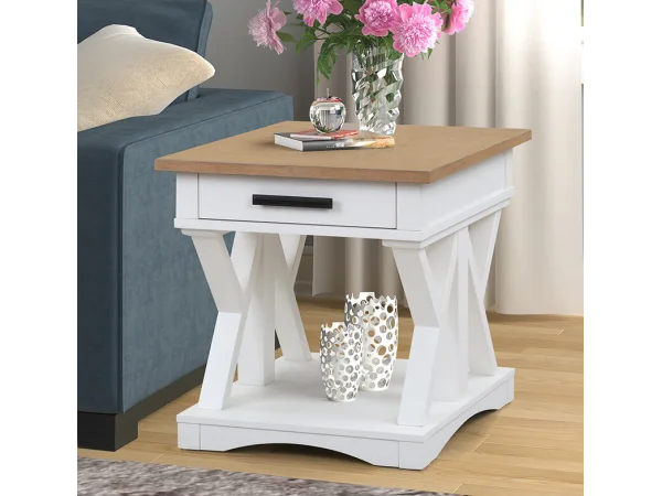 Americana Modern – Cotton End Table End tables Cotton