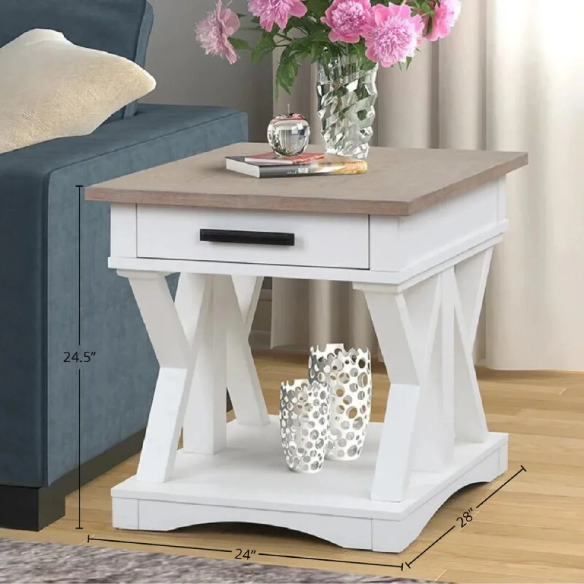 Americana Modern – Cotton End Table End tables Cotton 7