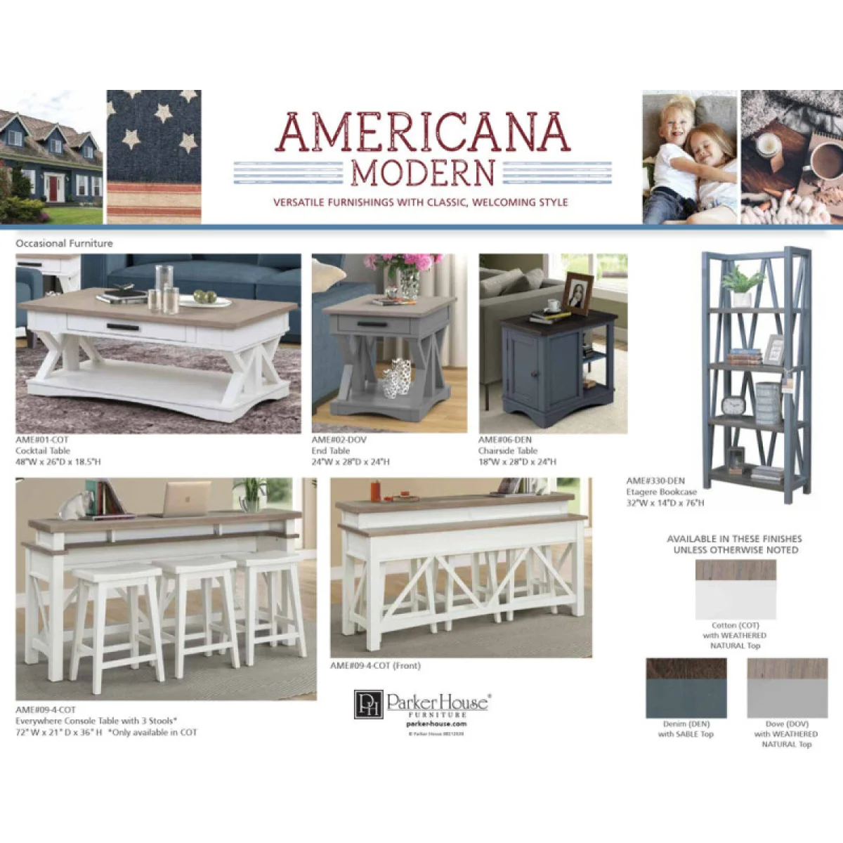 Americana Modern – Cotton End Table End tables Cotton 8