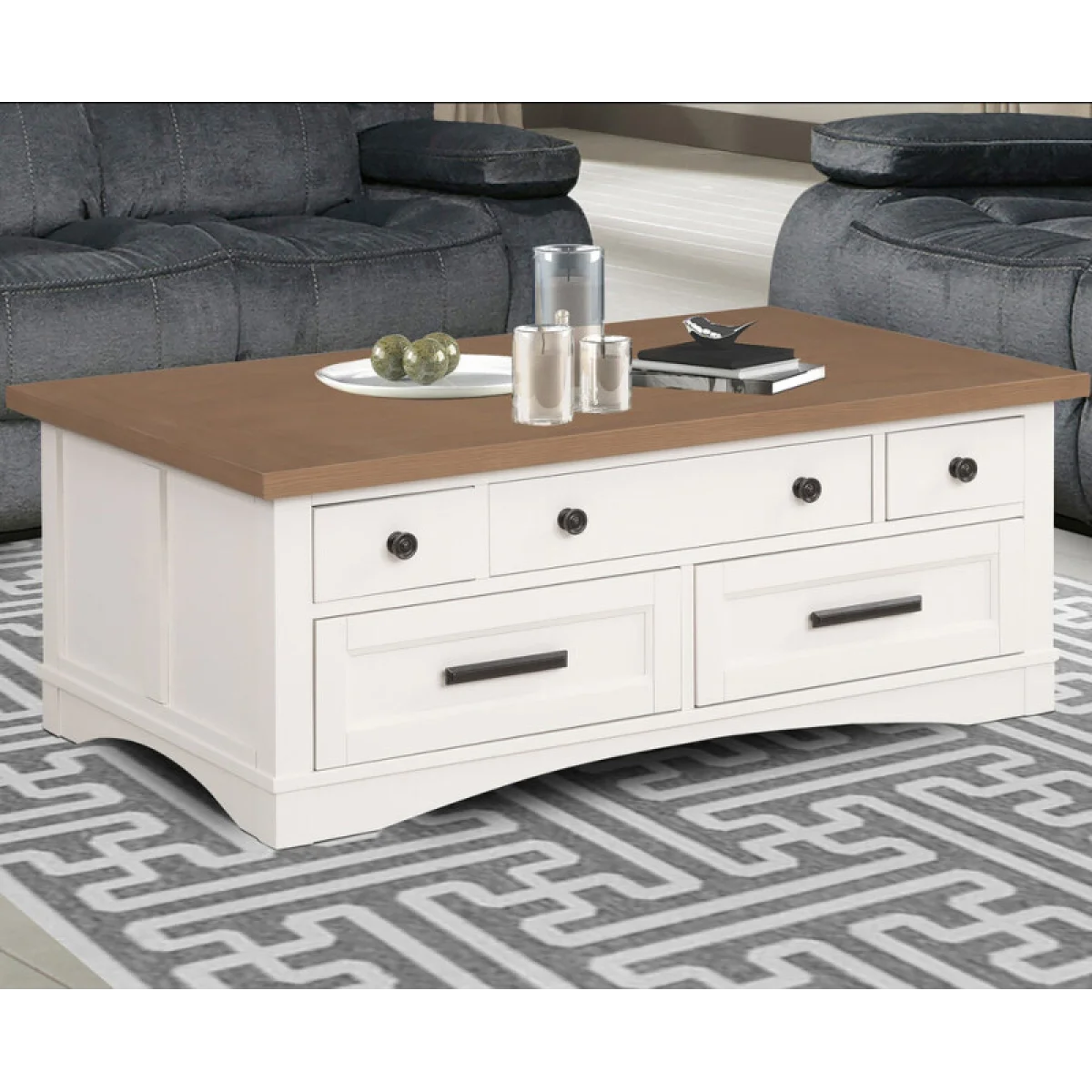 Americana Modern – Cotton Cocktail Table With Lift Top Cocktail & Coffee Tables Cocktail & Coffee Tables 4