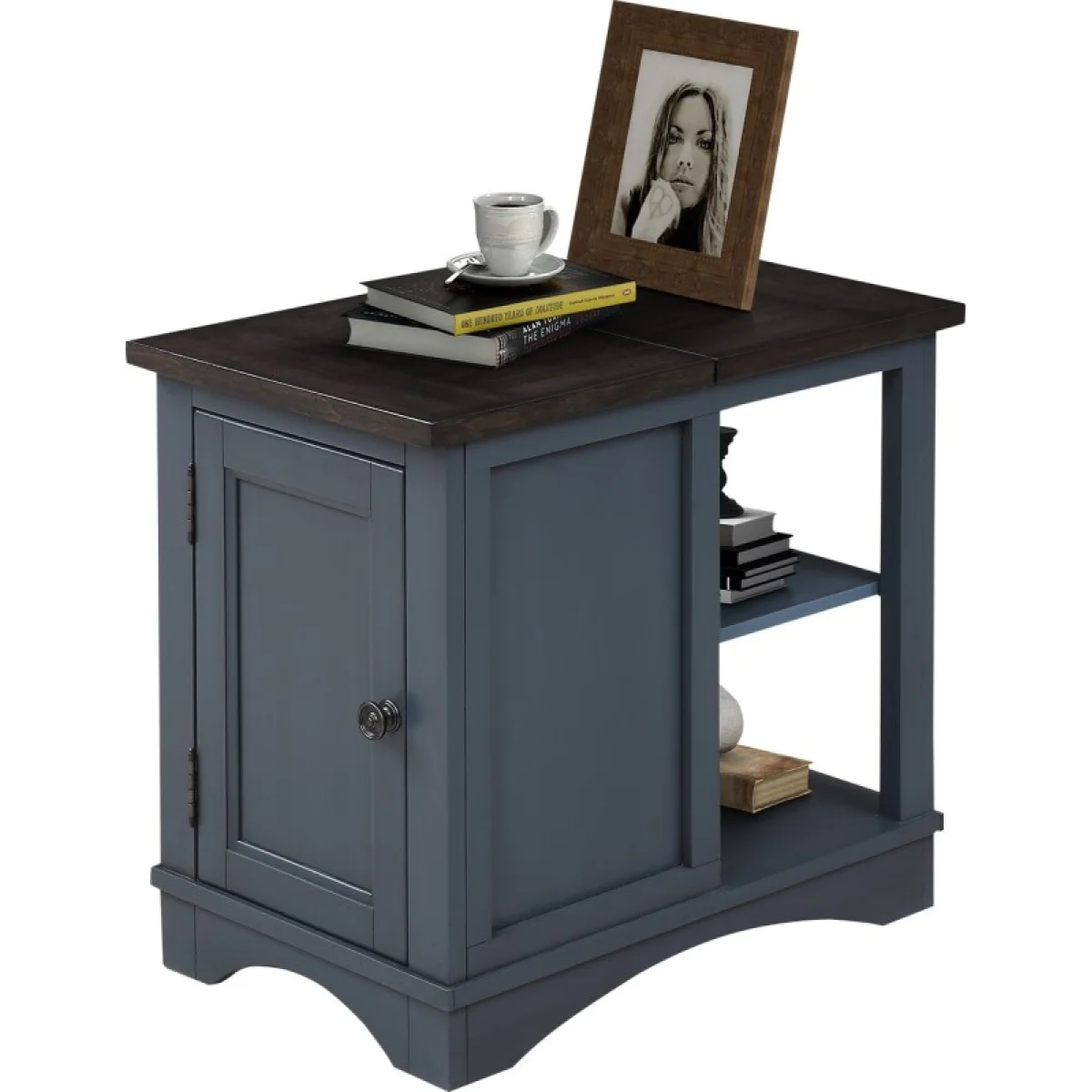 Americana Modern – Denim Chairside Table Chairside Tables blue 6