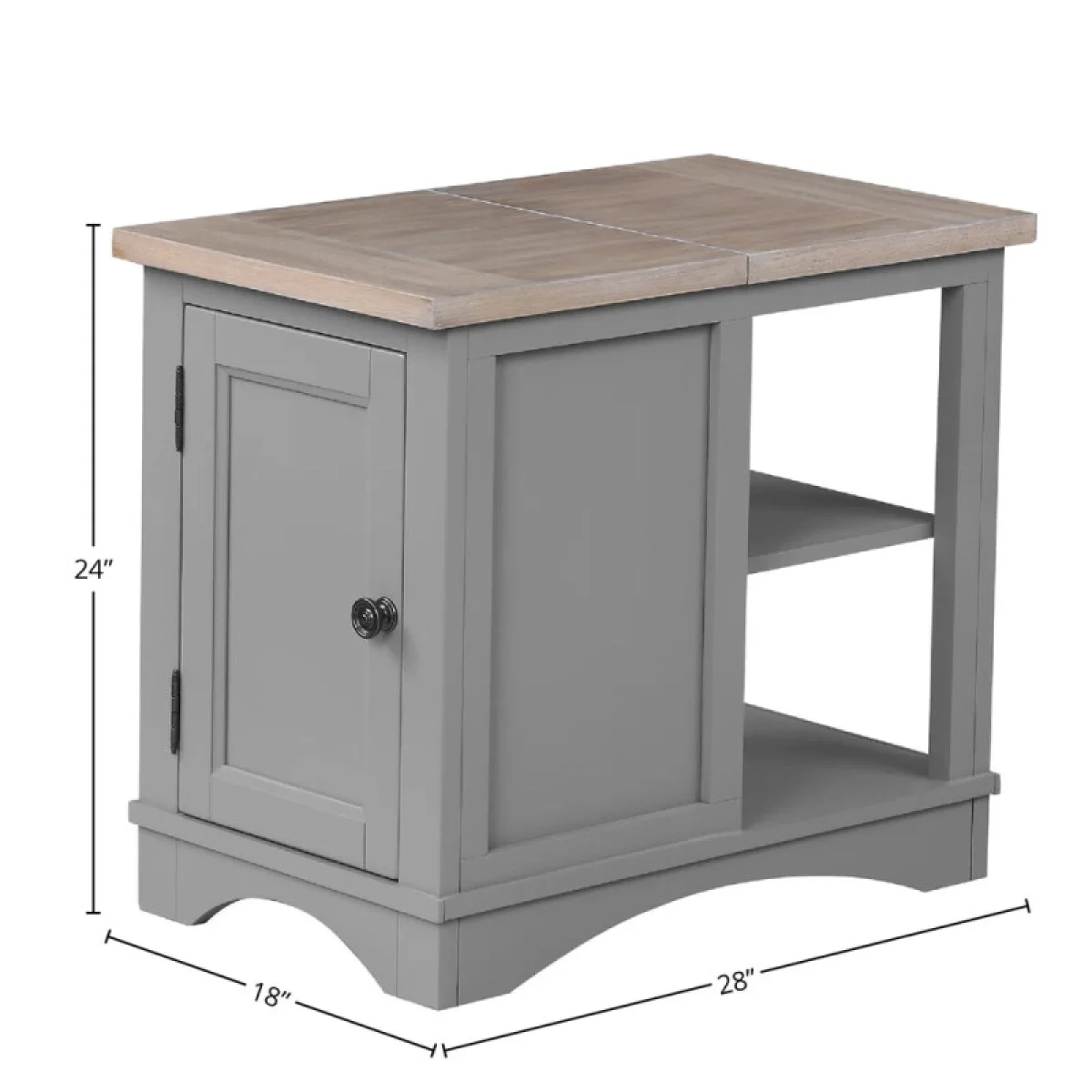 Americana Modern – Dove Chairside Table Chairside Tables Chairside Tables 7