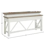 Americana Modern – Cotton Everywhere Console Table Console Tables Console Sofas 13