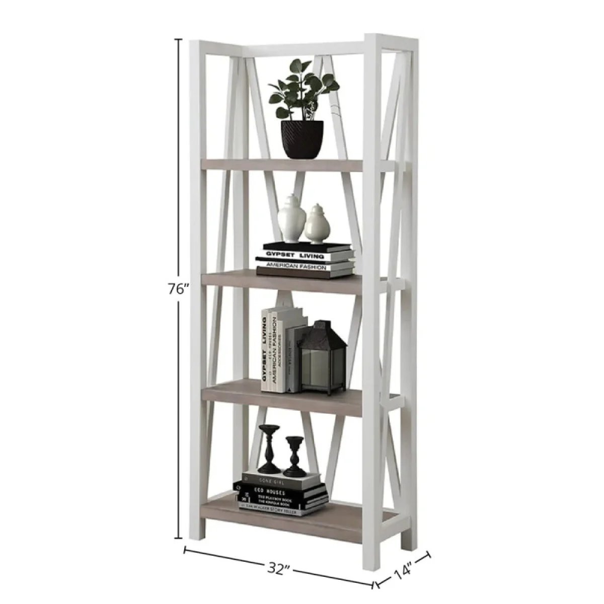 Americana Modern – Cotton Etagere Bookcase Bookcases Bookcases 7