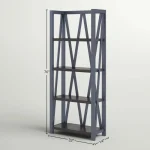 Americana Modern – Denim Etagere Bookcase Bookcases blue 11