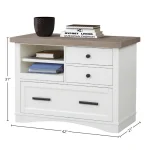 Americana Modern – Cotton Functional File With Power Center Office Storage Cotton 15