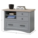 Americana Modern – Dove Functional File With Power Center Office Storage Dove 15