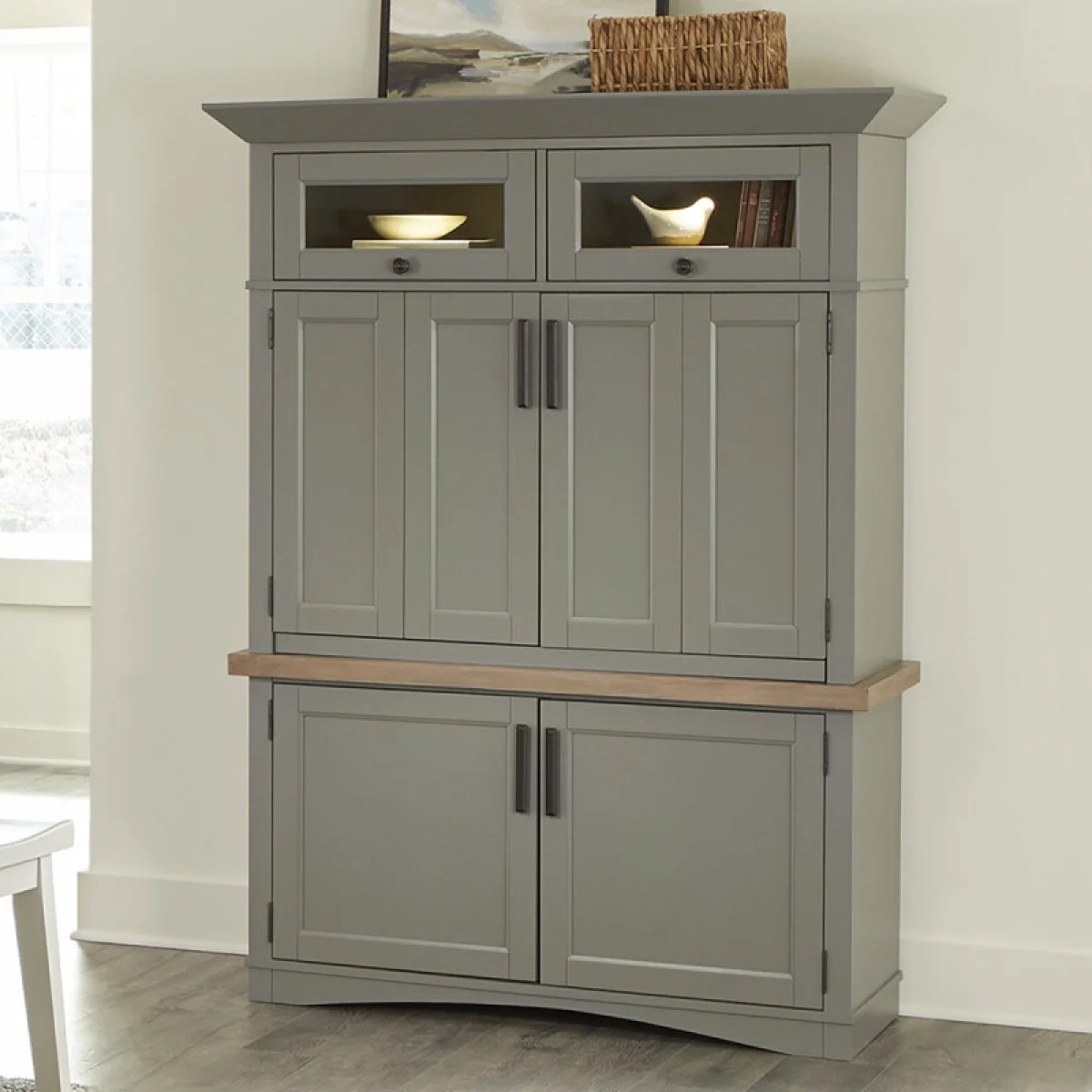Americana Modern – Dove Workstation With Led Light Office Storage Dove 4