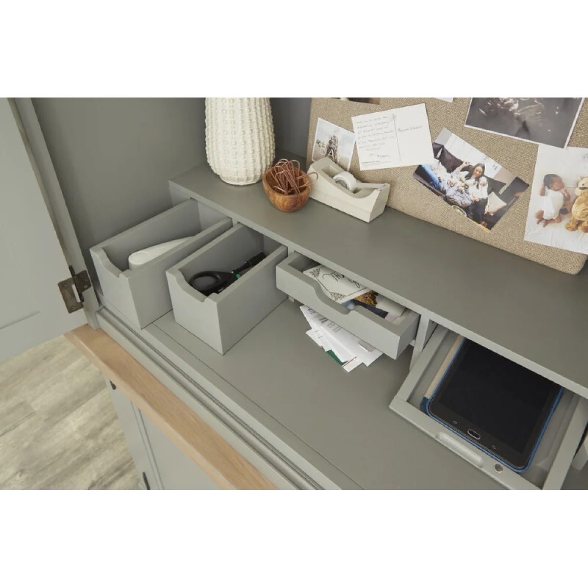 Americana Modern – Dove Workstation With Led Light Office Storage Dove 10
