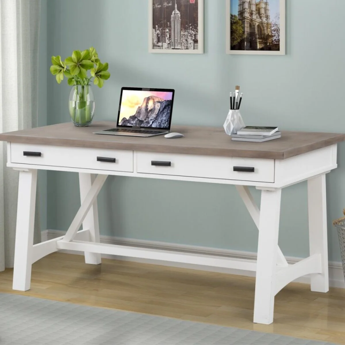 Americana Modern – Cotton 60 In. Writing Desk Desks Cotton 4