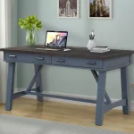 Americana Modern – Denim 60 In. Writing Desk Desks blue 10