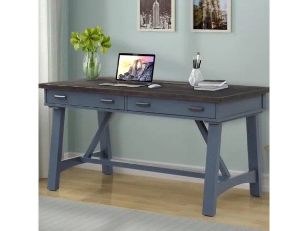 Americana Modern – Denim 60 In. Writing Desk Desks blue