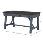 Americana Modern – Denim 60 In. Writing Desk Desks blue 13