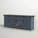 Americana Modern – Denim 76 In. Tv Console Entertainment Stands blue 14