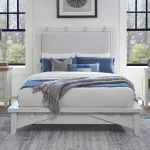 Americana Modern Bedroom King 6/6 Platform Bed (1166hbw_pad/1166fb/115066r) Beds Beds 15