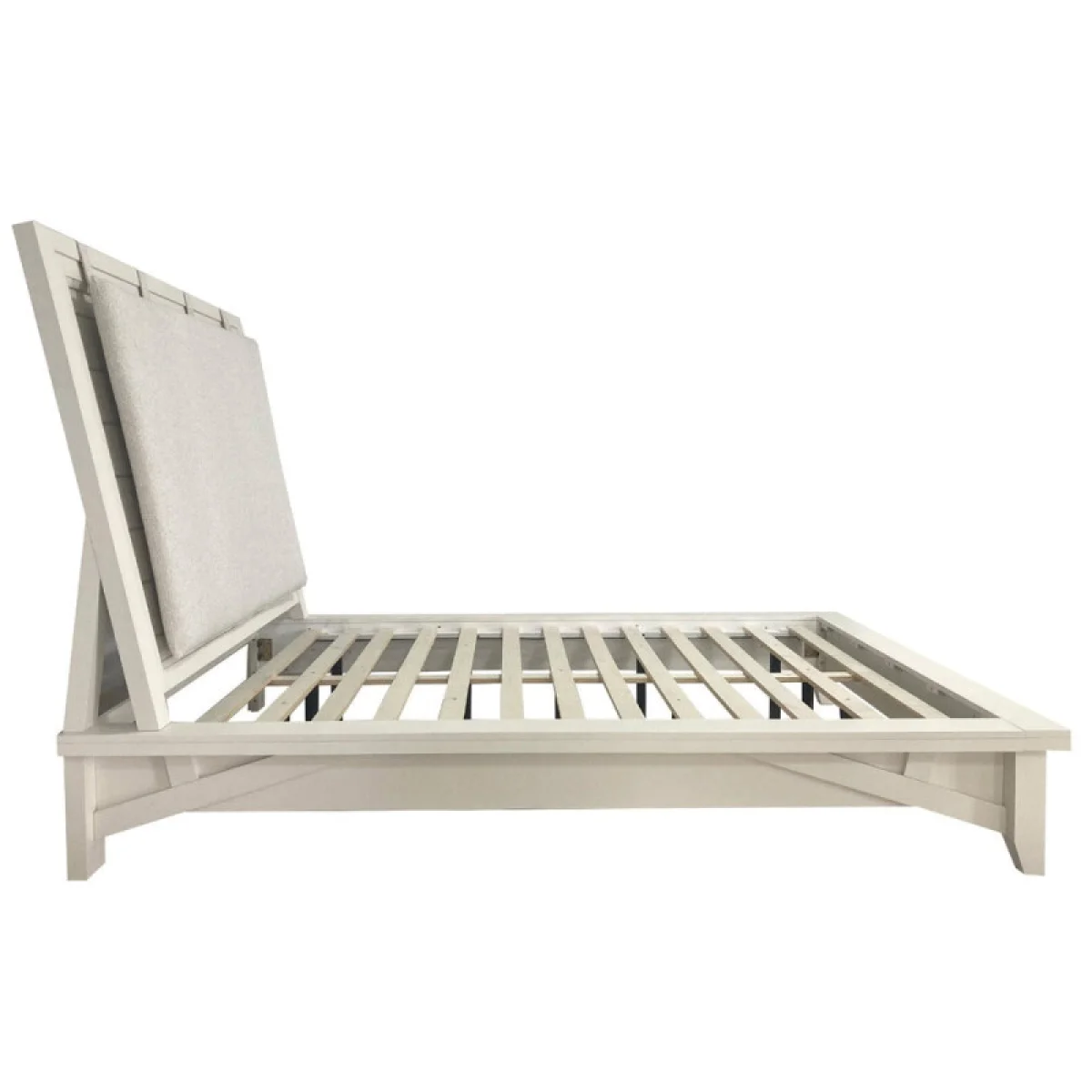Americana Modern Bedroom King 6/6 Platform Bed (1166hbw_pad/1166fb/115066r) Beds Beds 12