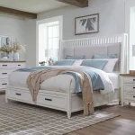 Americana Modern Bedroom King 6/6 Shelter Bed (1266hb/1266fb/125066r) Beds Beds 14