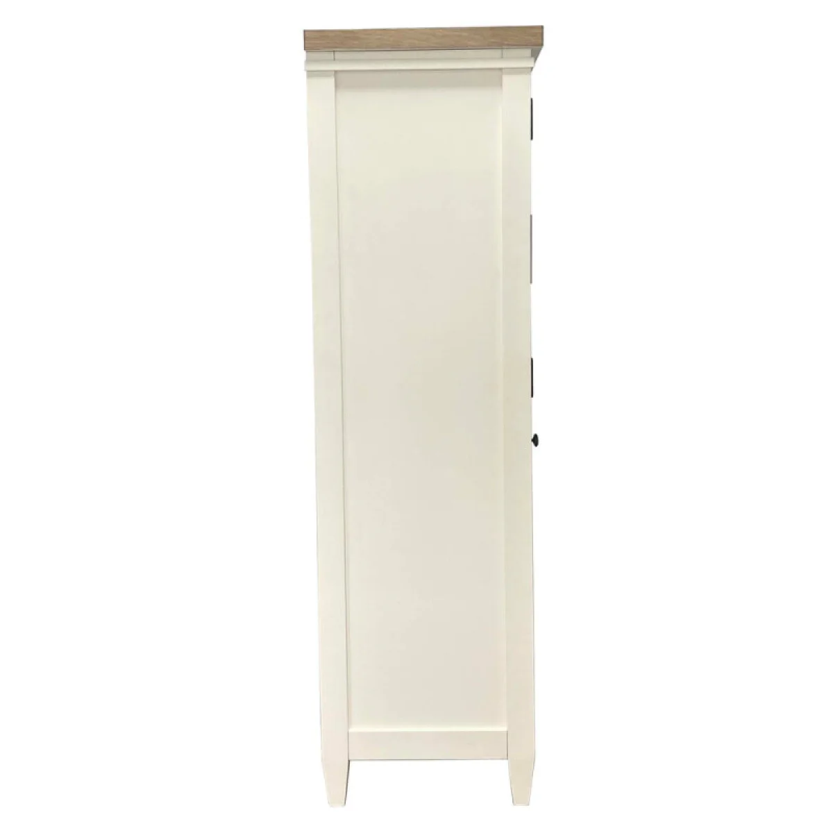 Americana Modern Bedroom 2 Door Chest With 7 Drawers And Work Station Office Storage Cotton With Weathered Natural Top 11