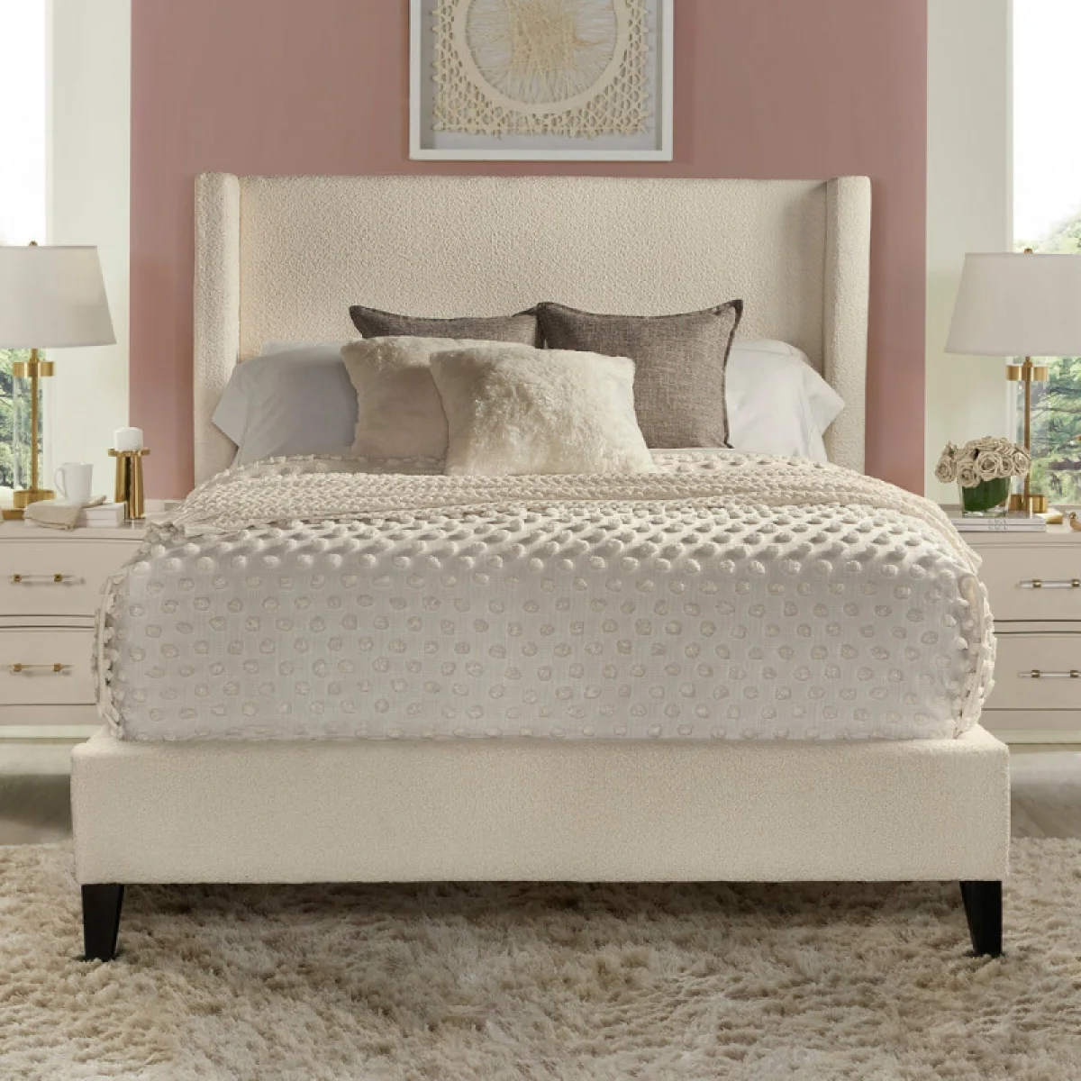 Angel – Himalaya Ivory Queen Bed 5/0 Beds Beds 4