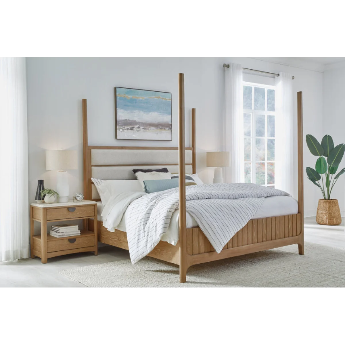 Escape Queen Poster Bed Beds Beds 6