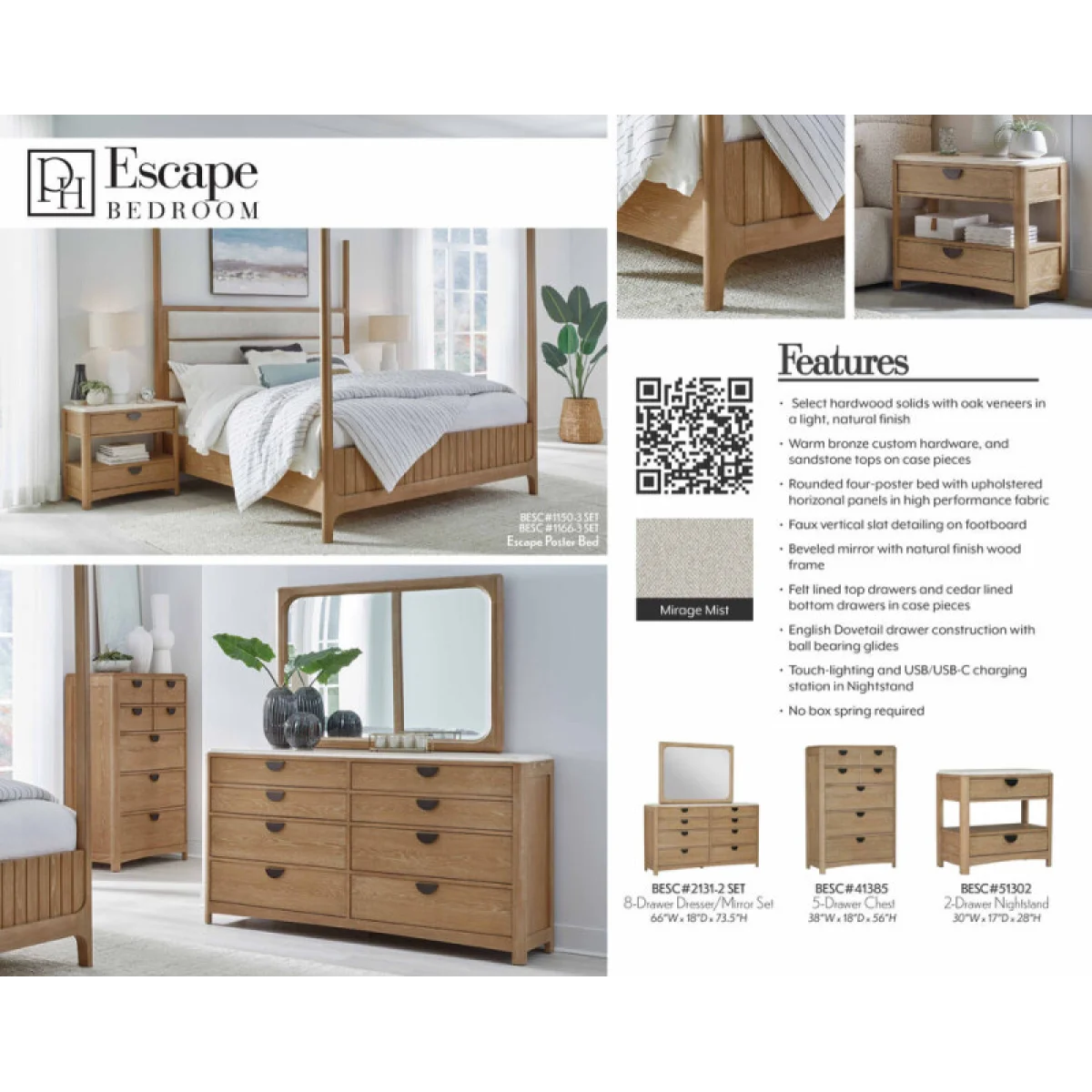 Escape King Poster Bed Beds Beds 9
