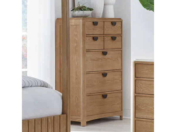 Escape Five-drawer Chest With Cedar Bottom Chests Brown