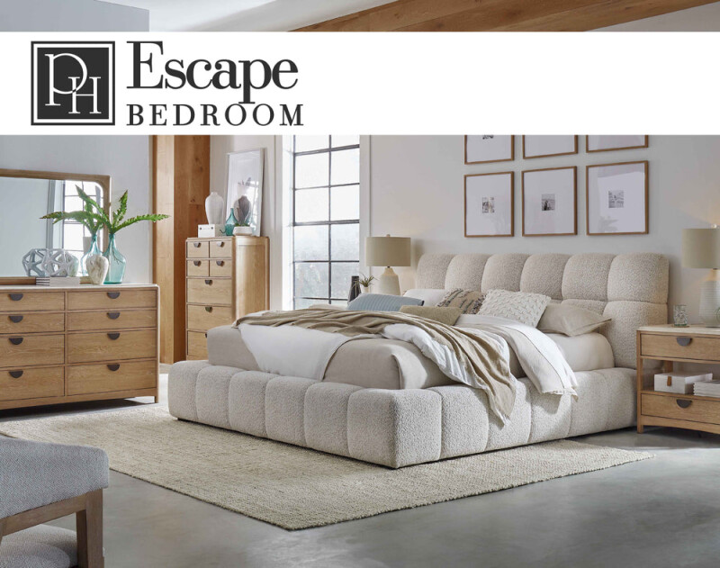 Escape King Upholstered Bed – Fluffy River Rock Beds Beds 5