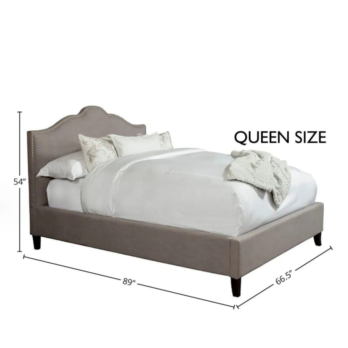 Jamie – Falstaff Queen Bed 5/0 (grey) Beds Beds 8