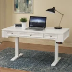 Boca 57 In. Power Lift Desk (from 29 In. To 55 In.) (boc#257t And Lift#200wht) Desks black 10