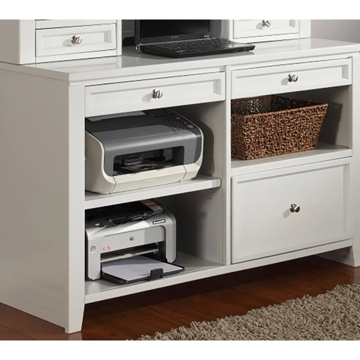 Boca 48 In. Credenza Office Storage black 4