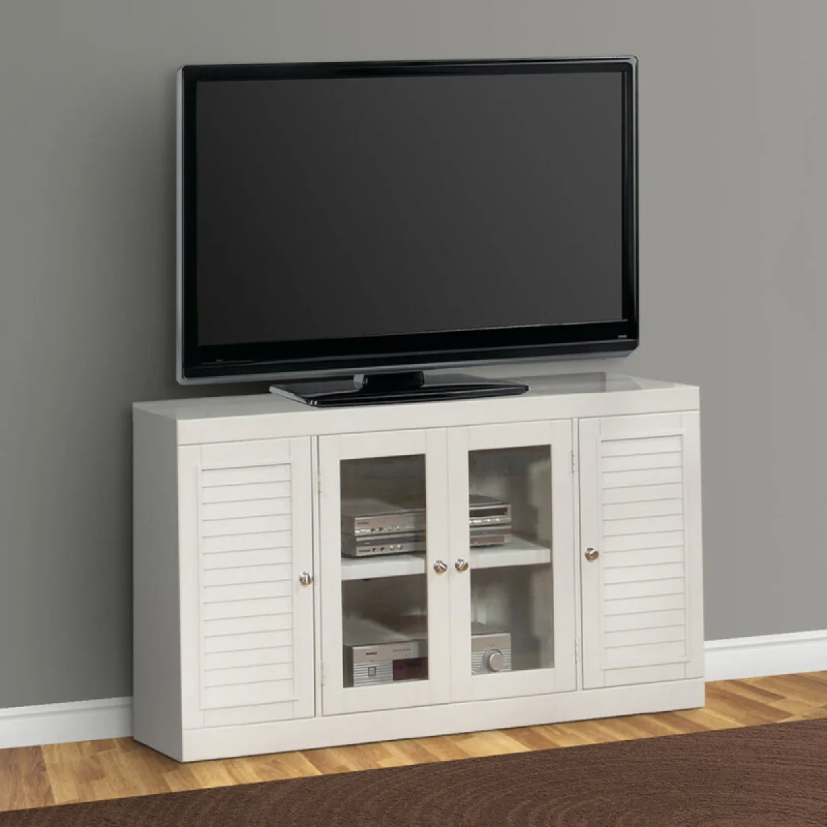 Boca 56 In. Tv Console Entertainment Stands black 4